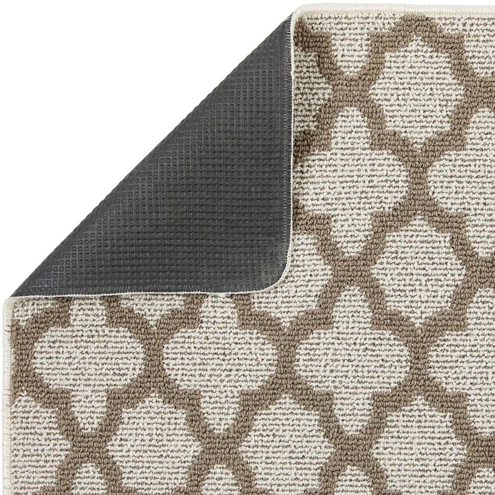 Moroccan Tile Stain Resistant Runner - Stone