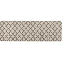 Moroccan Tile Stain Resistant Runner - Stone