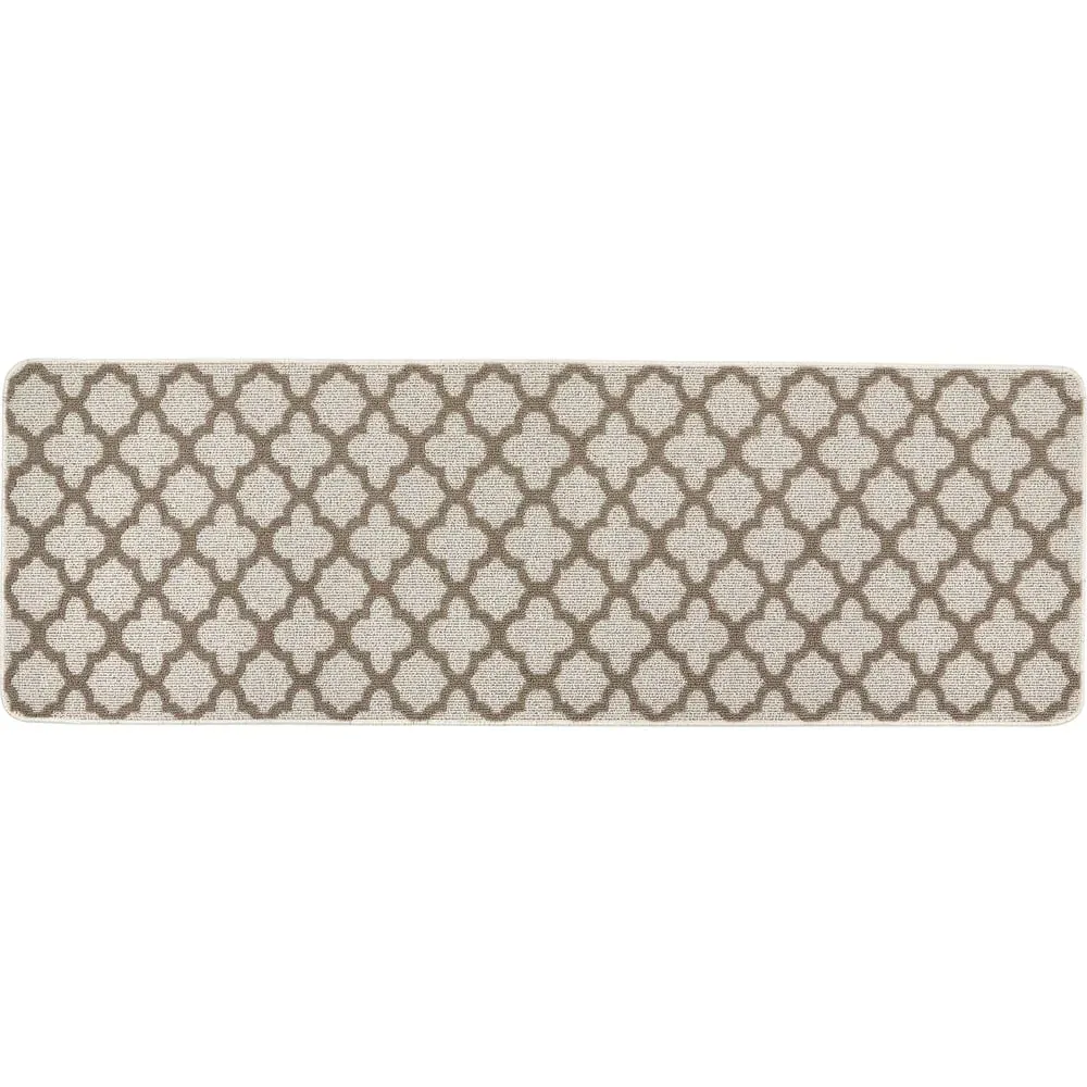Moroccan Tile Stain Resistant Runner - Stone
