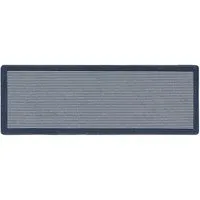 Navy Stripe Stain Resistant Runner - Blue