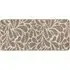 Rain Drop Patterned Non Slip Mat - Ivory, Mink