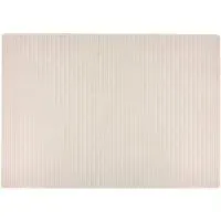 Sculptured Waffle Texture Washable Rug - Ivory