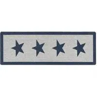 Star Stain Resistant Runner - Blue