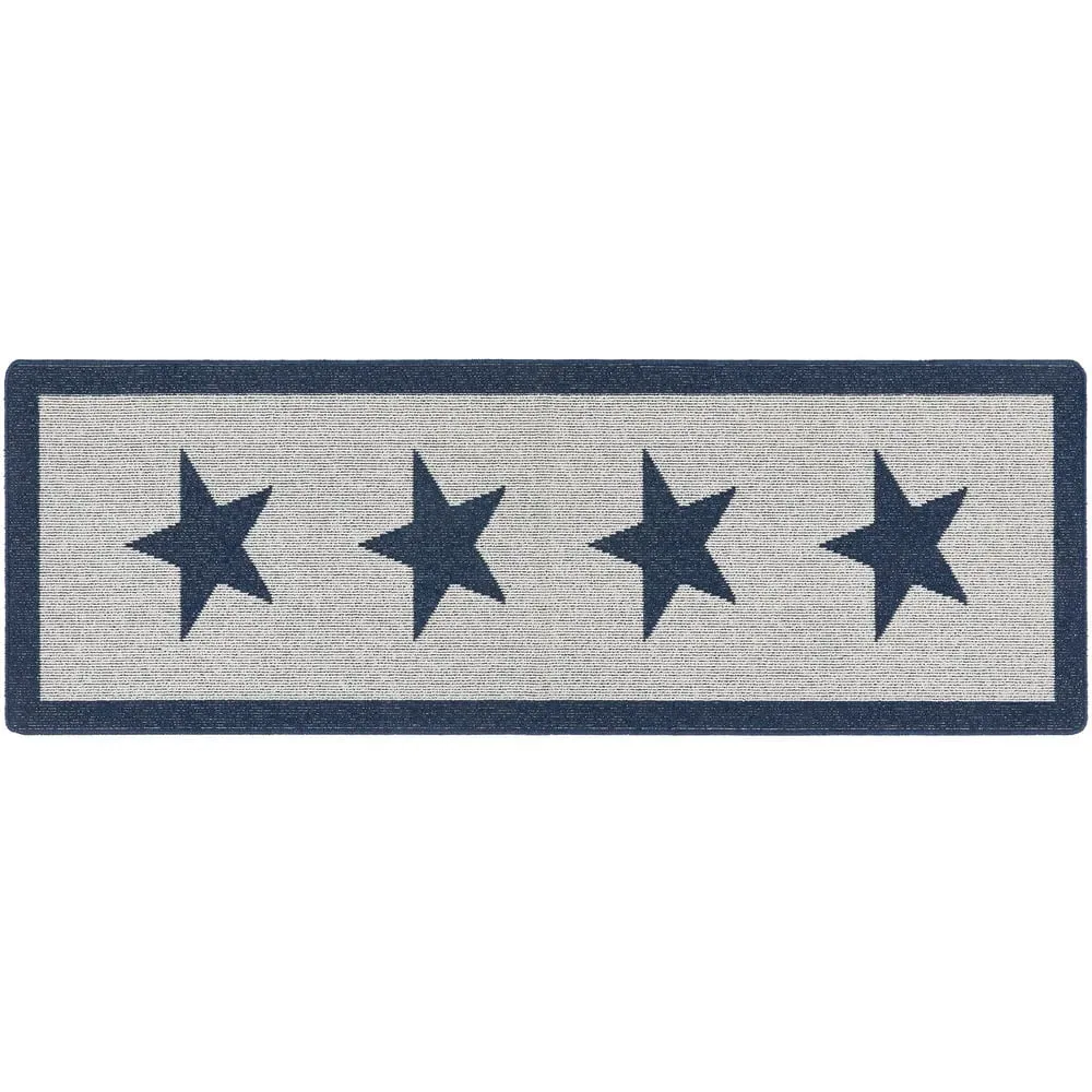 Star Stain Resistant Runner - Blue image