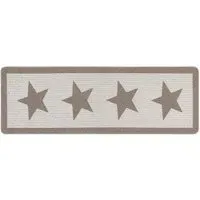 Star Stain Resistant Runner - Brown