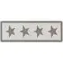 Star Stain Resistant Runner - Grey