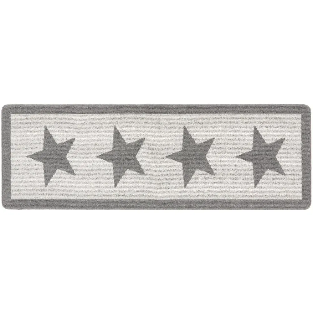 Star Stain Resistant Runner - Grey
