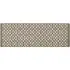 Stone Crescent Stain Resistant Runner - Brown