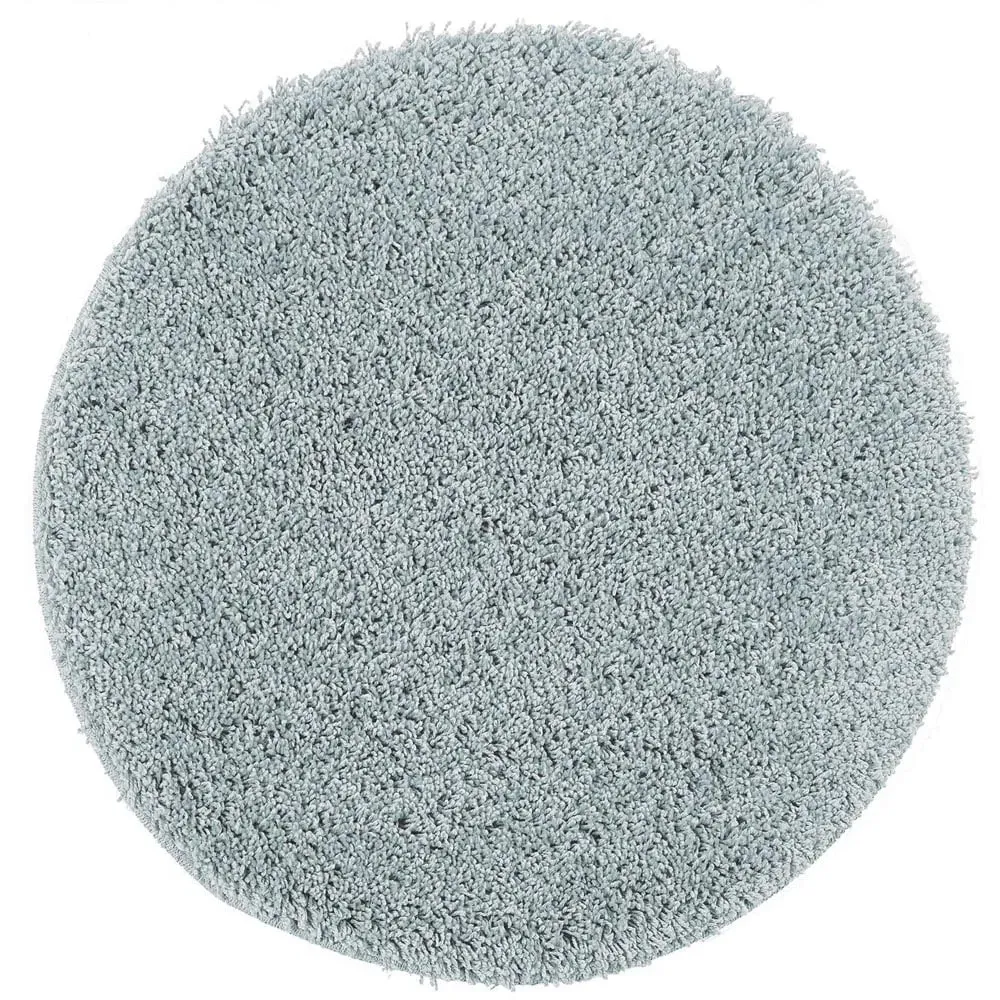 Round Rug 100cm - Blue, Polypropylene image