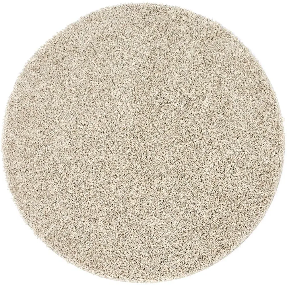 Stone Round Rug 100cm - Cream image