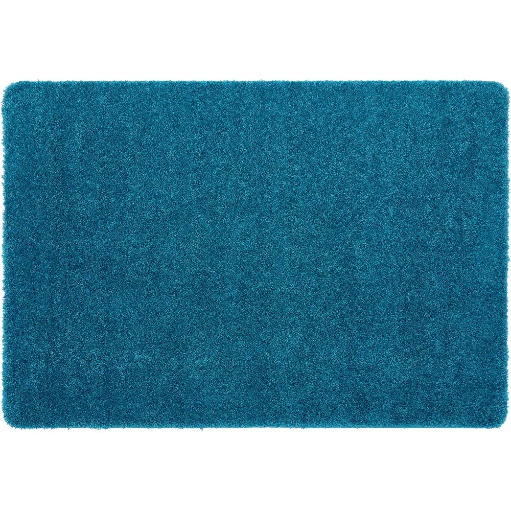 Teal Rug - Blue, Polypropylene