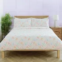 Spring Floral King Size Duvet Cover and Pillowcase Set