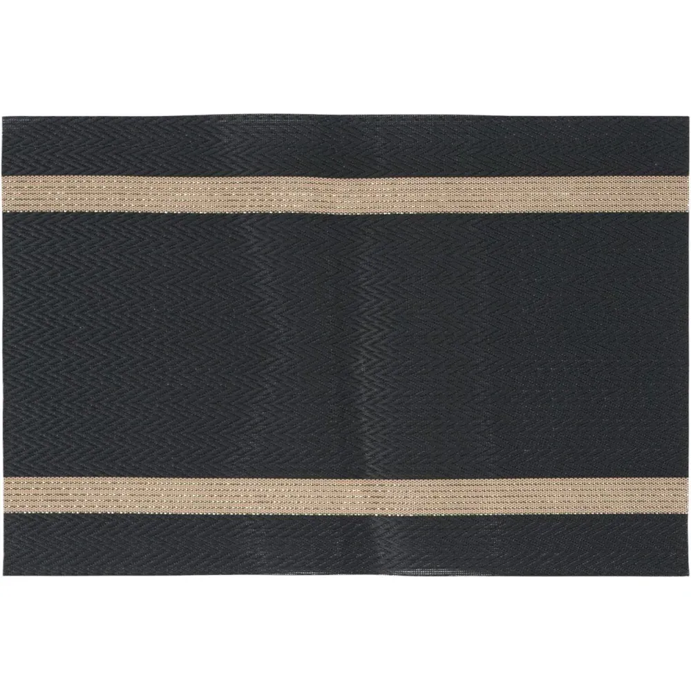Stripe Placemat - Black