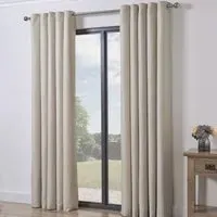 Taylor Blackout Eyelet Curtains - Natural