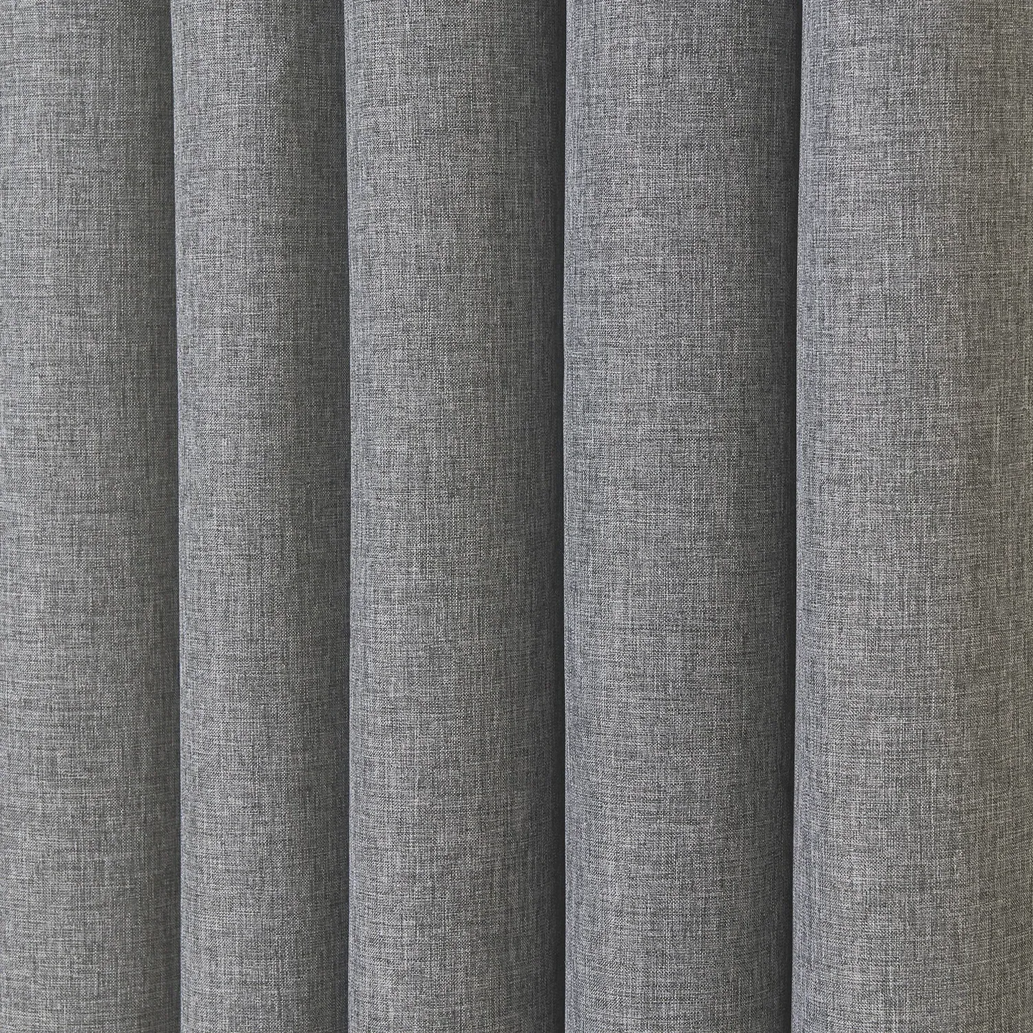 Taylor Eyelet Curtains - Silver