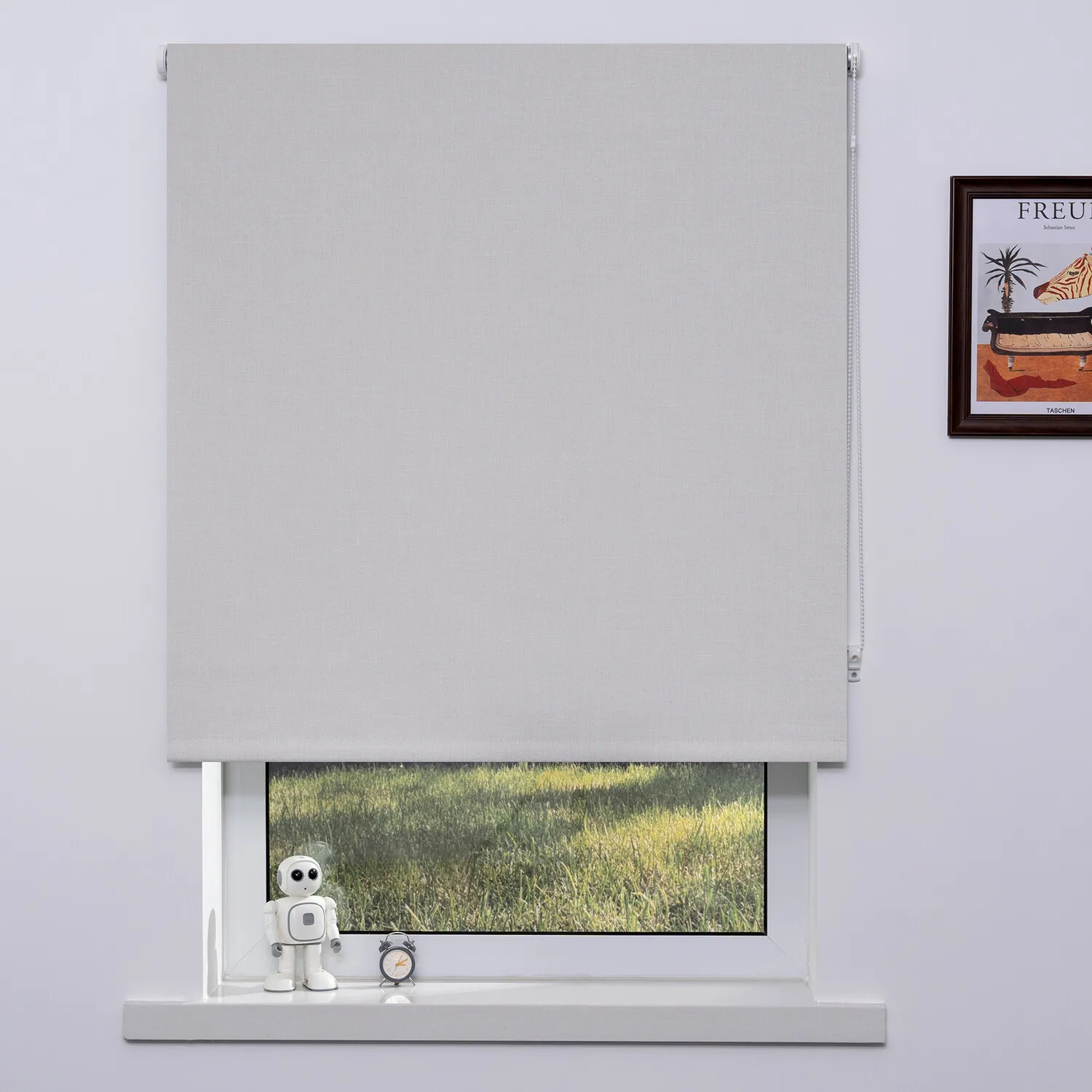 Textured Blackout Blinds - Beige image