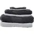 6 Piece Towel Bale - Charcoal, Cotton