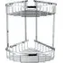2 Shelf Corner Shower Caddy - Silver, Chrome