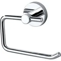 Chrome Toilet Paper Roll Holder - Silver