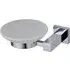 Round Wall Mounted Soap Dish Holder - Silver, Chrome