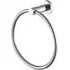 Round Wall Mounted Towel Ring - Silver, Chrome