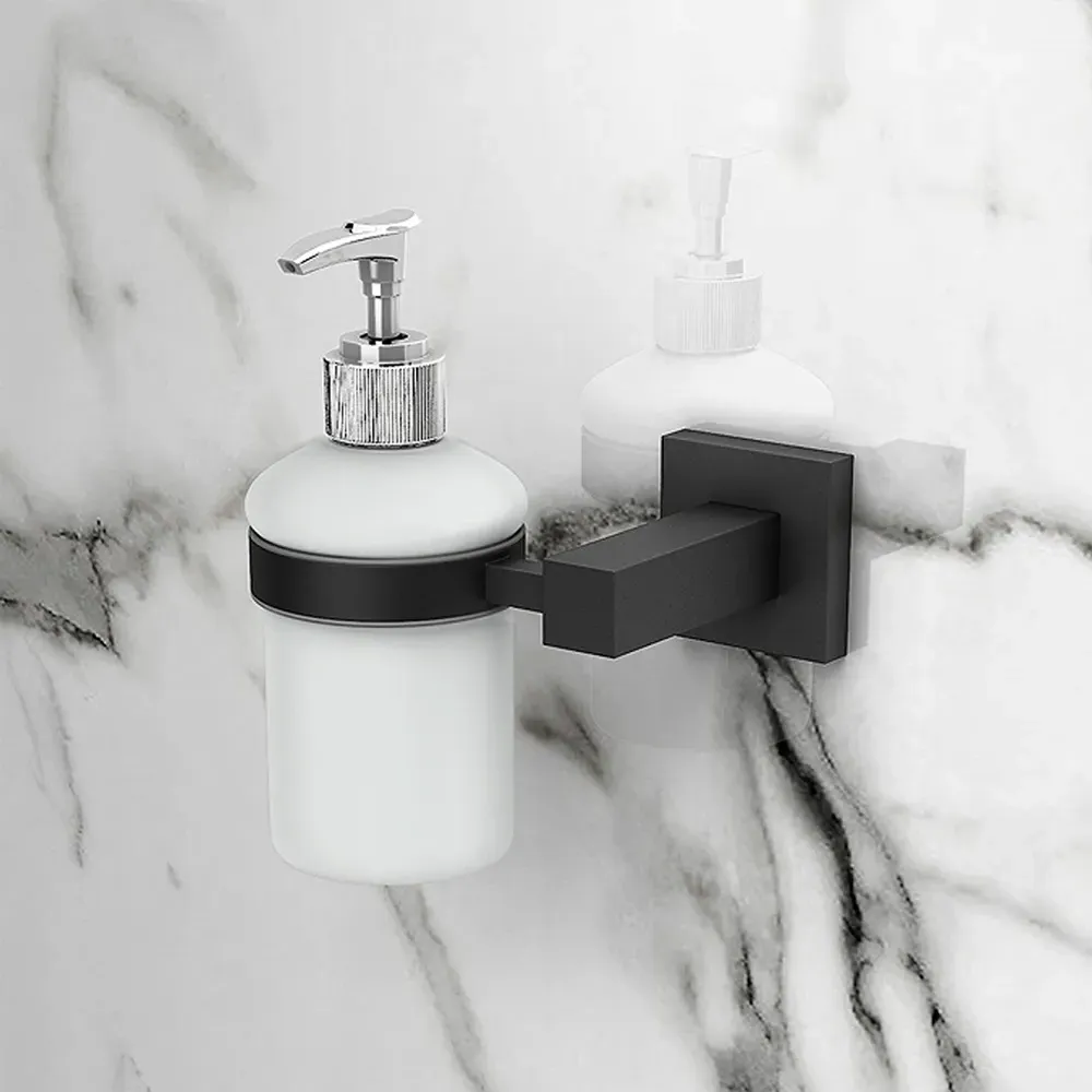 Square Soap Dispenser - Black