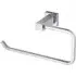 Square Towel Ring - Silver, Chrome
