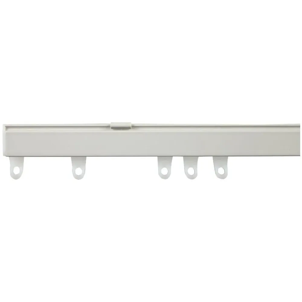 125cm Fineline Curtain Track - White, Aluminium