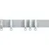 330cm Straight Curtain Track - White, Aluminium