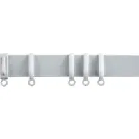 420cm Straight Curtain Track - White, Aluminium