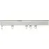 460cm Fineline Curtain Track - White, Aluminium
