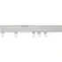 500cm Fineline Curtain Track - White, Aluminium
