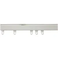 80cm Fineline Curtain Track - White, Aluminium
