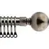 Extendable Sphere Curtain Pole - Black, Metal