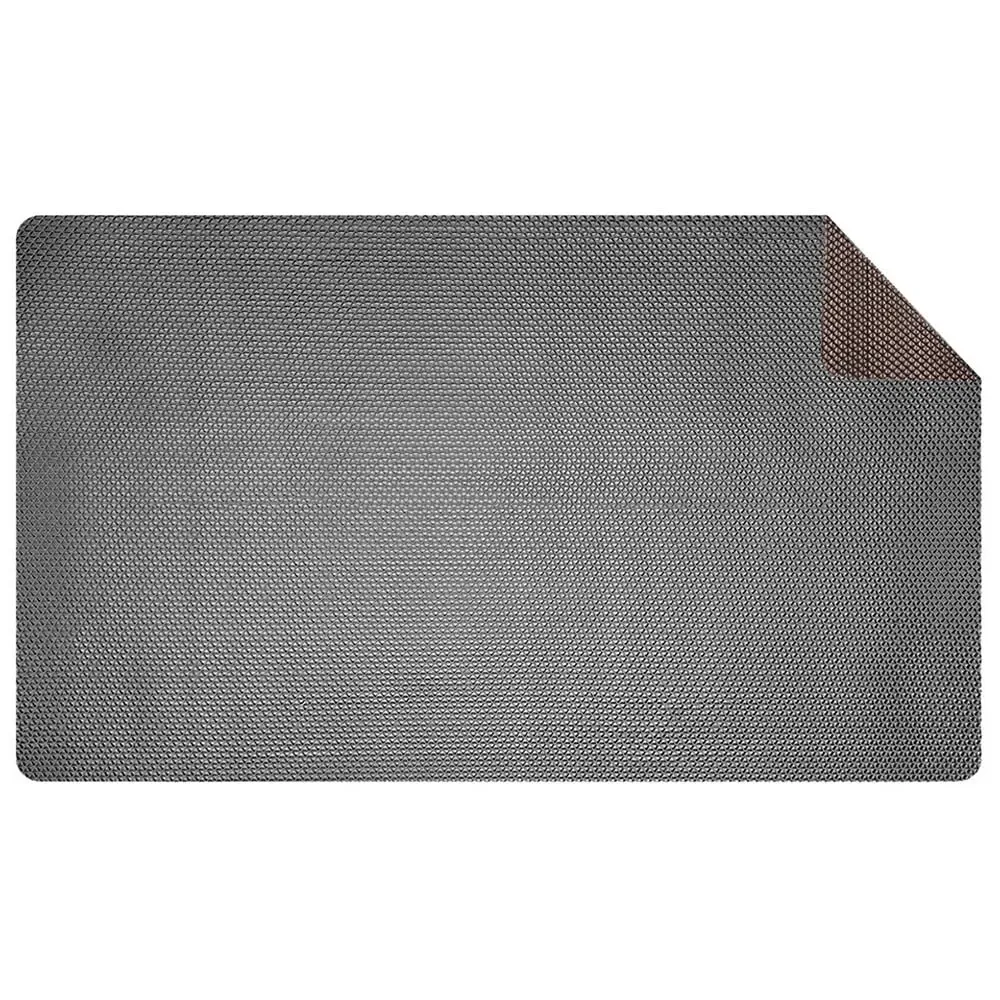 Reversible Anti-Slip Shower Mat - Grey, PVC