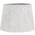 10 inch Tapered Lamp Shade - Grey, Woven