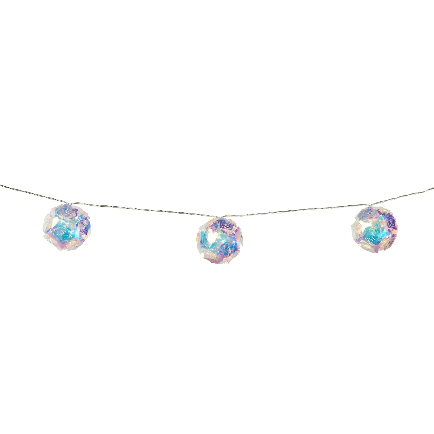 10 LED Floral String Light - Iridescent