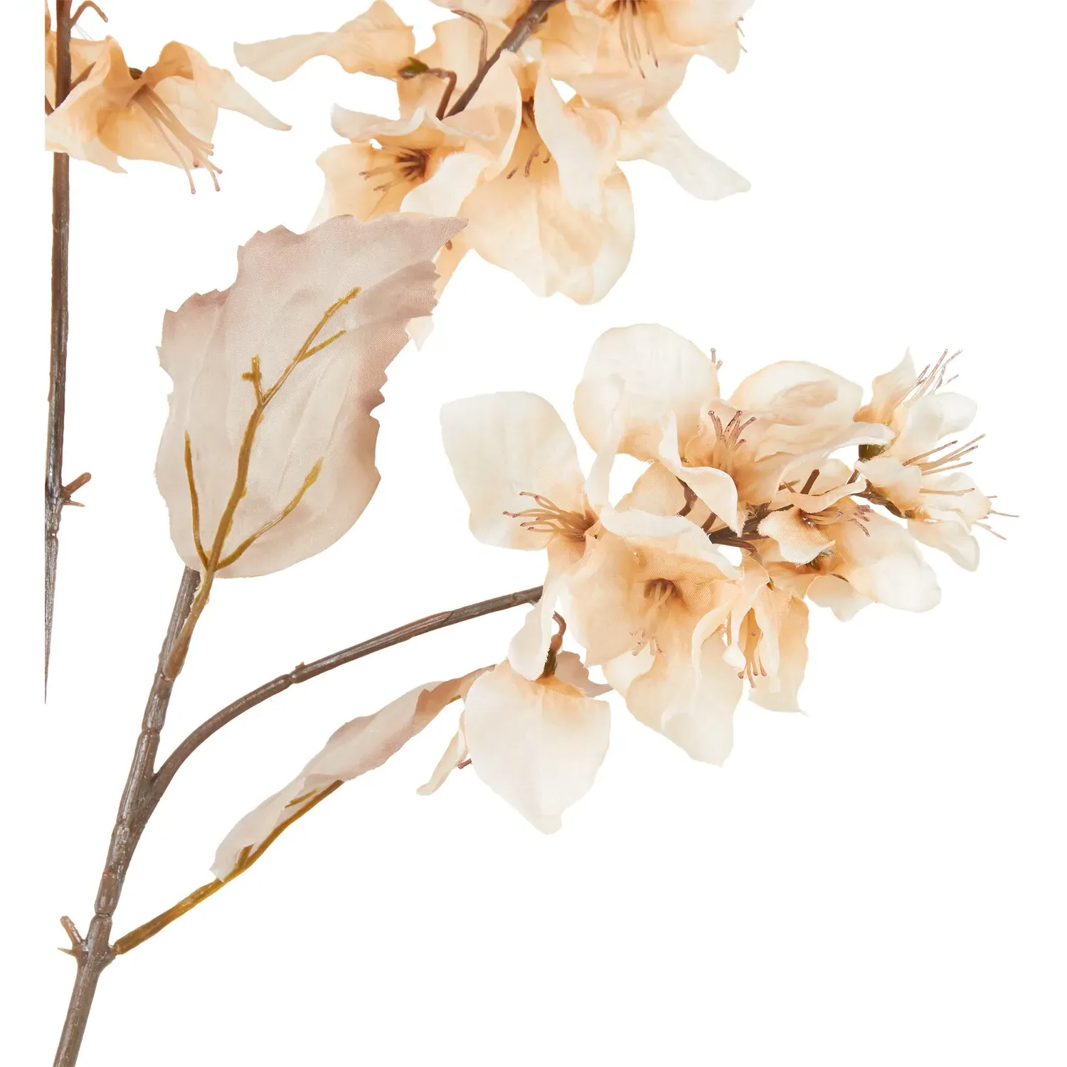 100cm Bougainvillea Artificial Stem - Cream