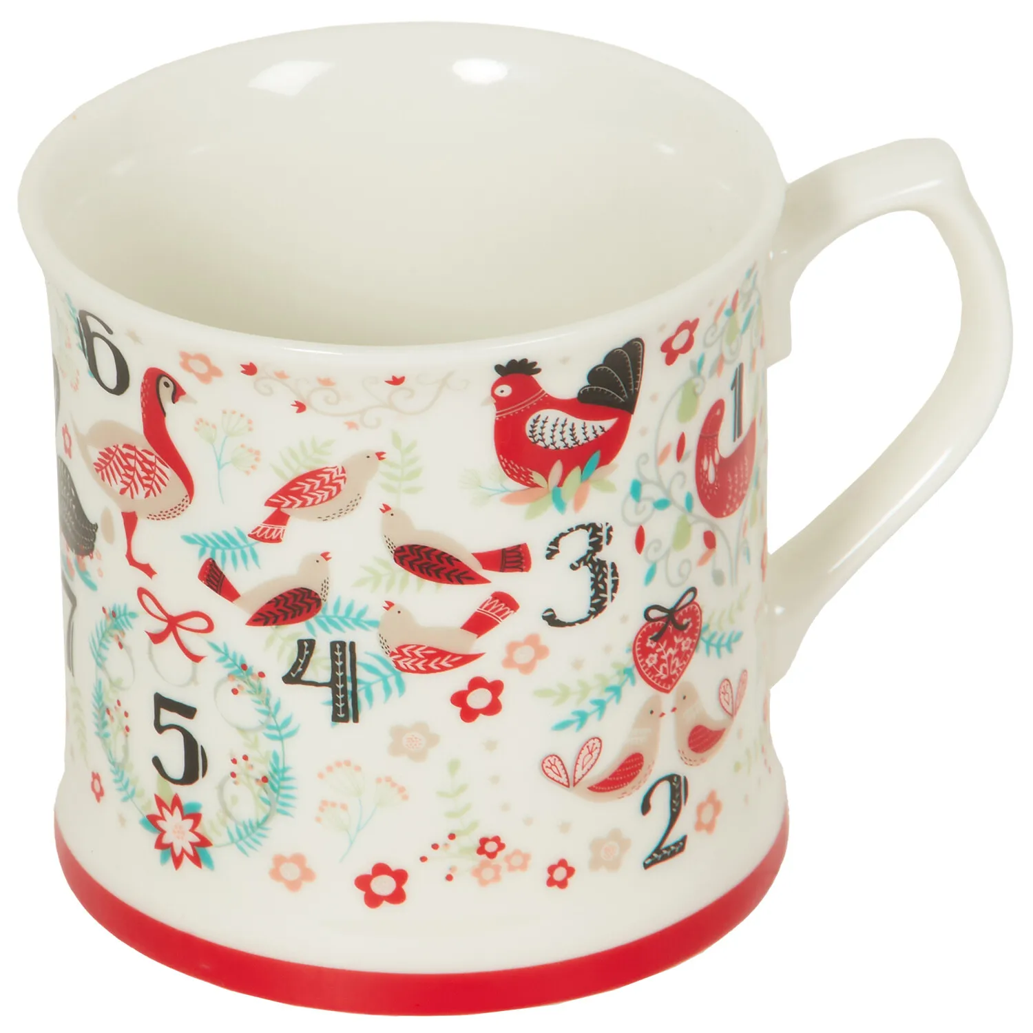 12 Days of Christmas Mug - White