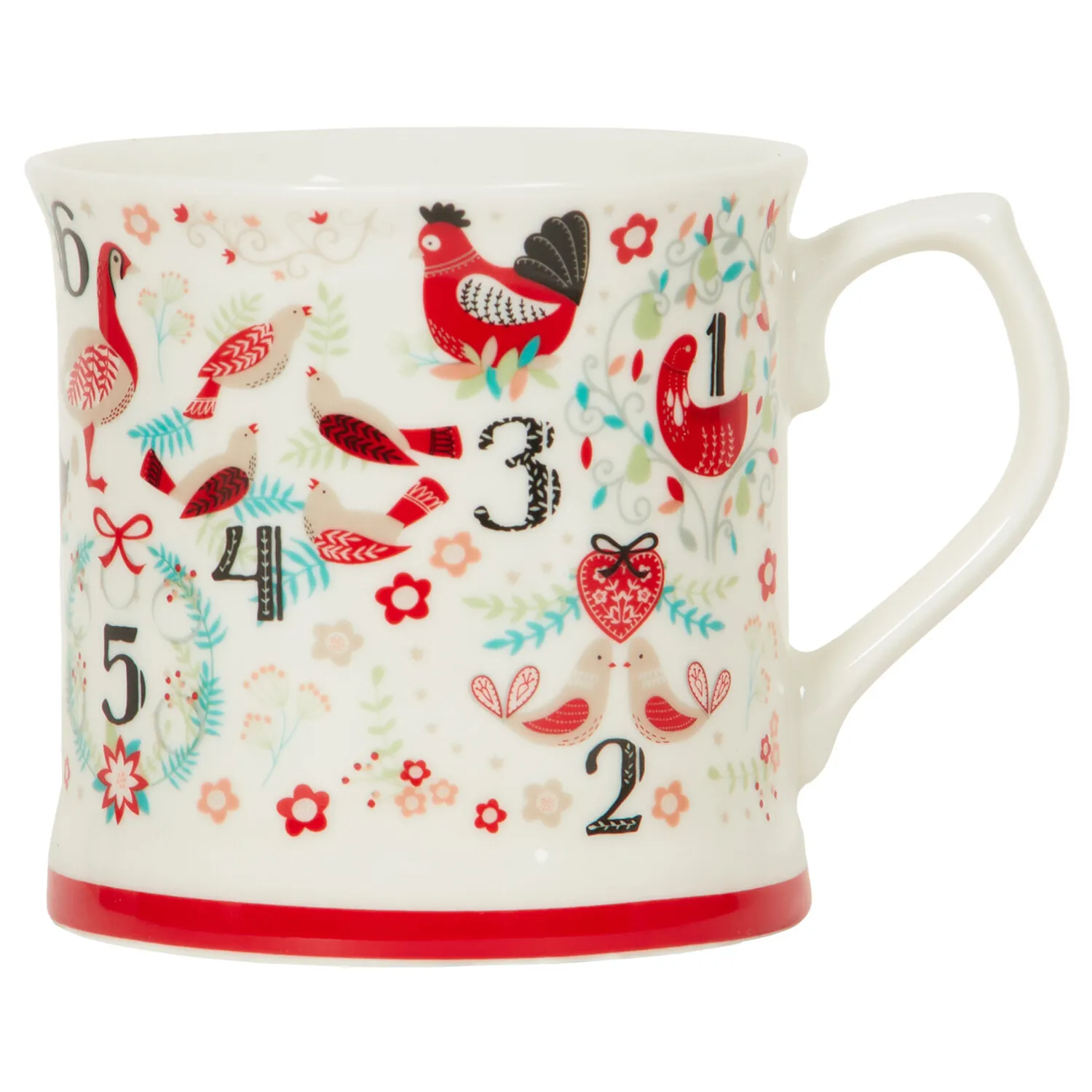 12 Days of Christmas Mug - White