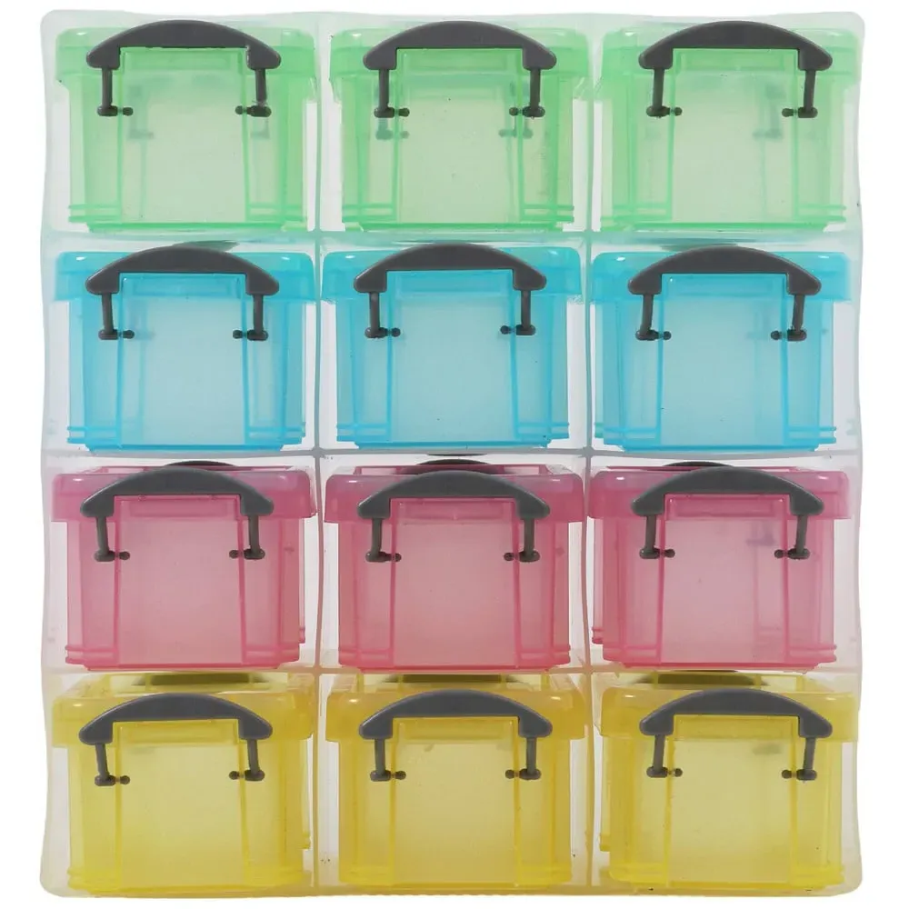 12 Piece Storage Box Set - Multicolour image