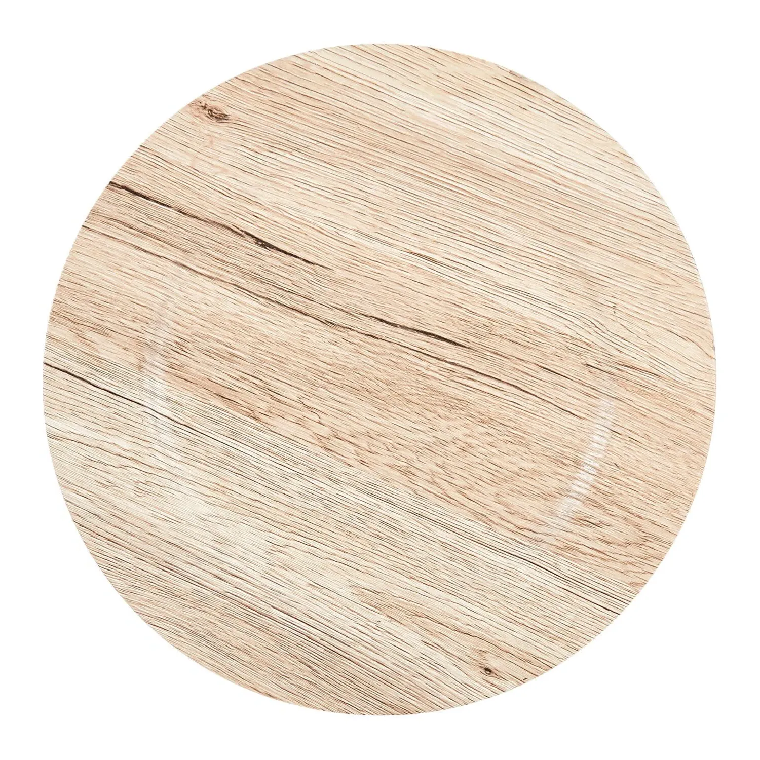 13" Wood Decal Charger Plate - Natural image