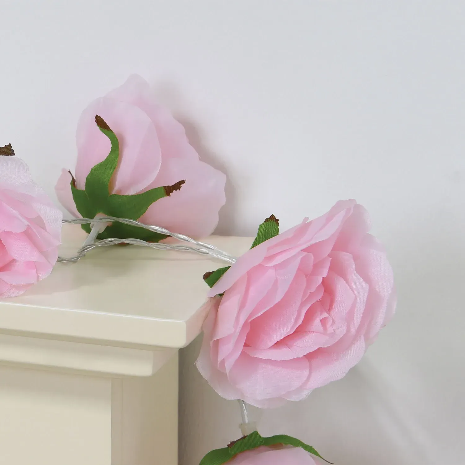 15 LED Rose String Light - Pink