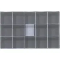 15-Section Divider Tray for Stationery Storage