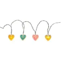15LED Love Heart String Lights - Warm White