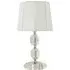 2 Crystal Ball Table Lamp - Ivory