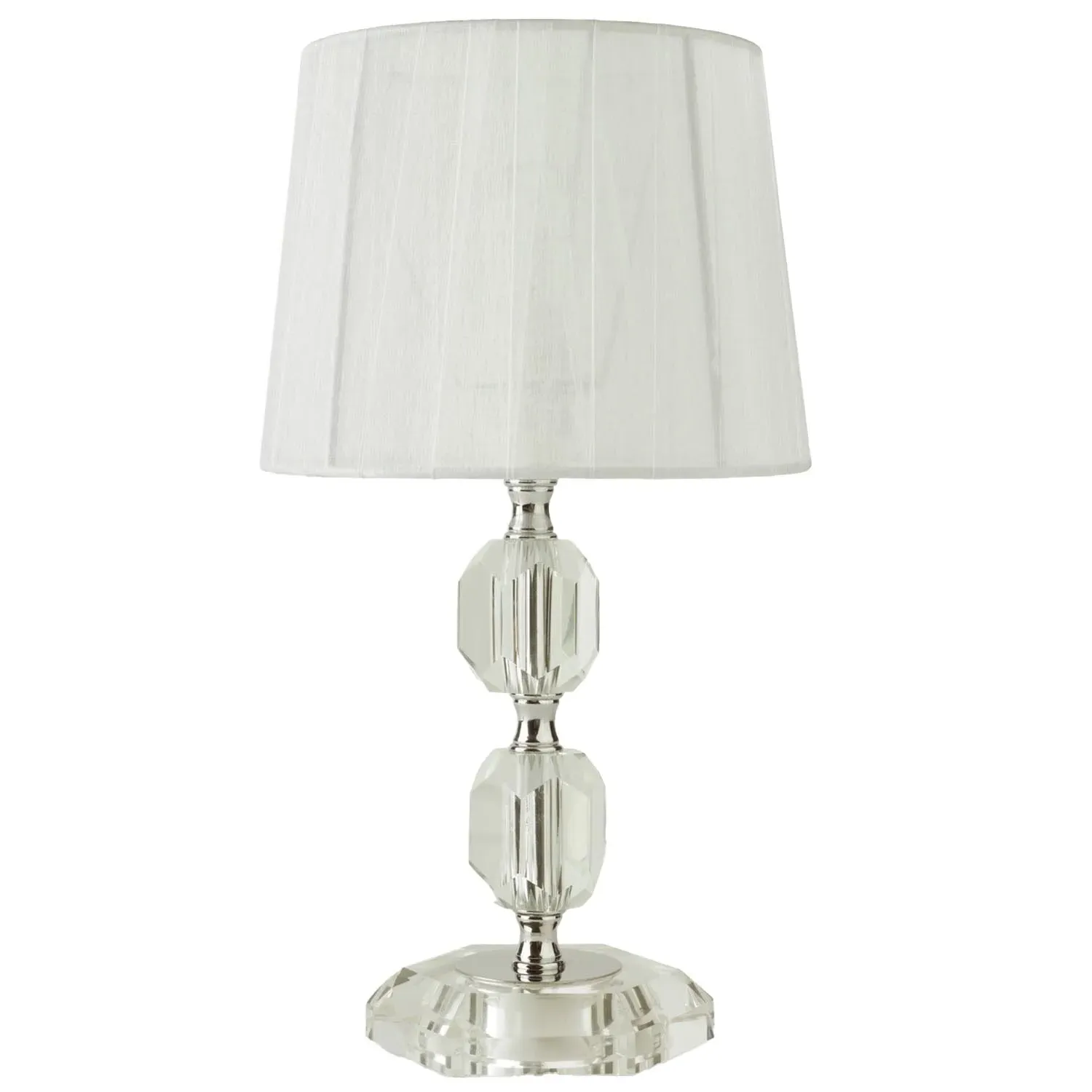 2 Crystal Ball Table Lamp - Ivory image