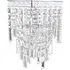 2 Tier Square Pendant Light - Clear