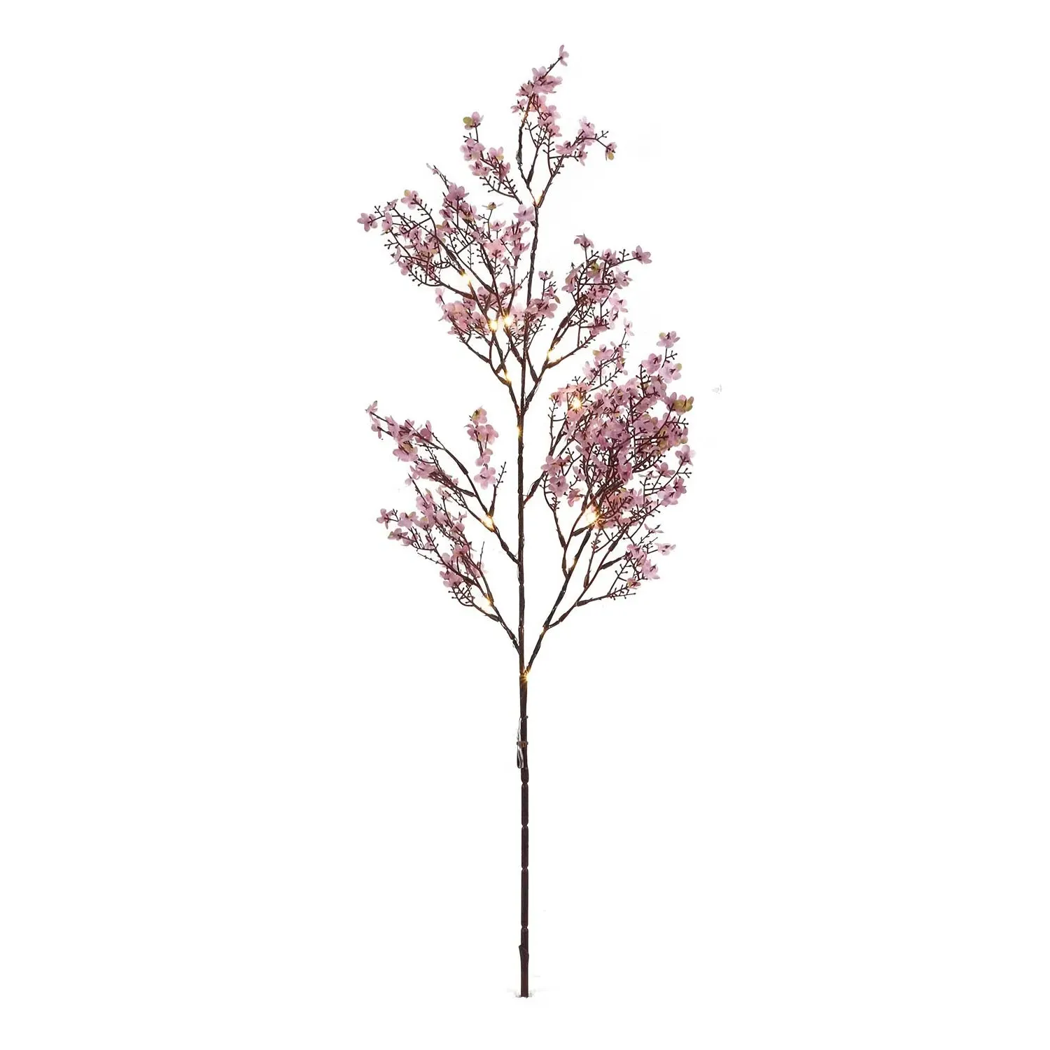 20 LED Pink Blossom Twig Lights Decorative Tree 2 Pack