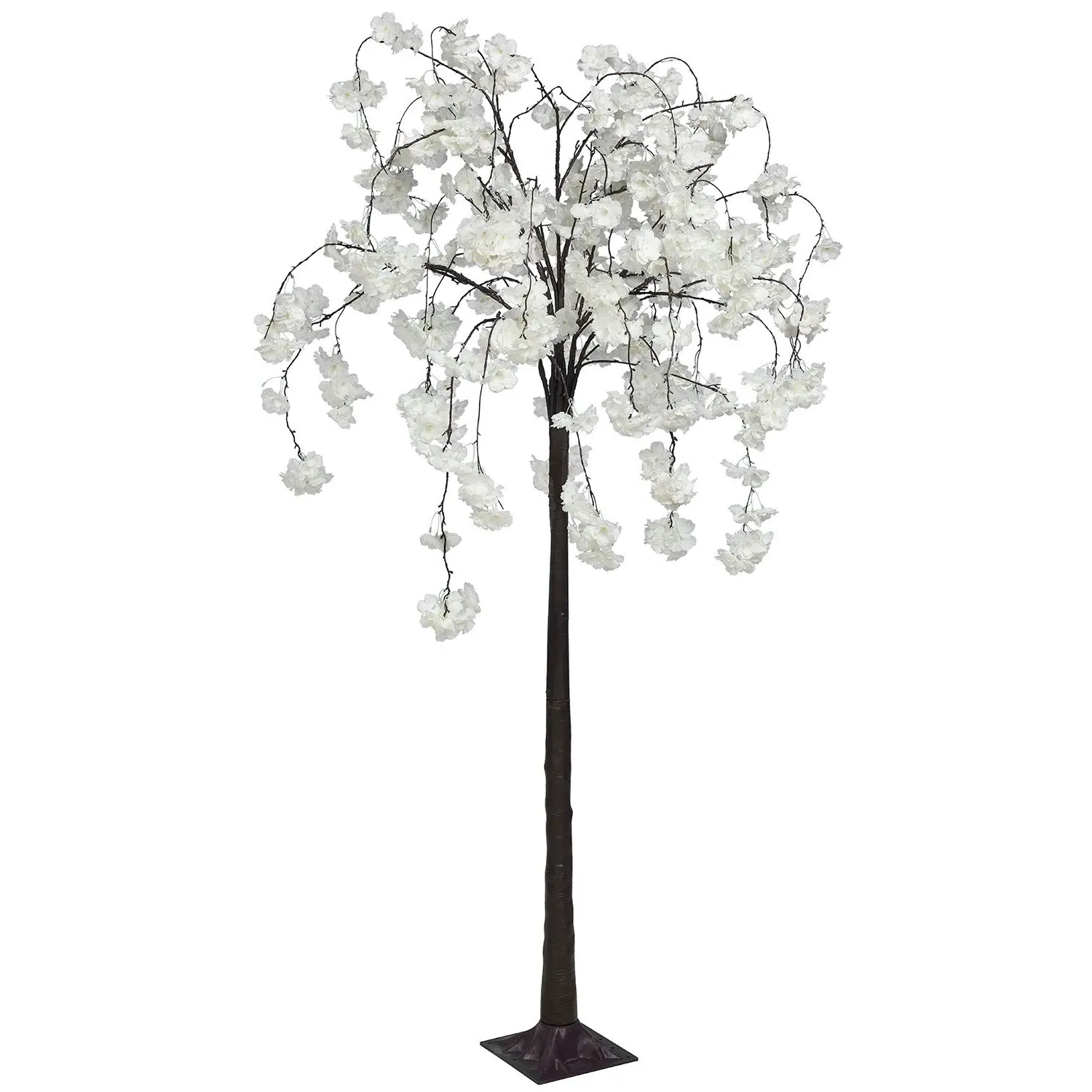 200 LED Willow Blossom Decorative Tree - White image
